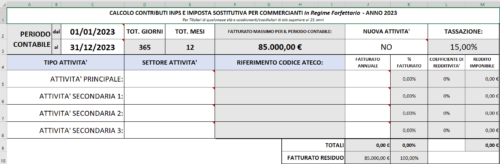 Calcolo Tasse e Contributi INPS 2023_1