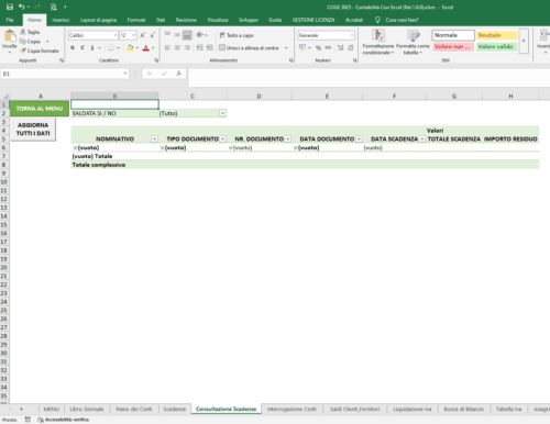 COGE 2025 - Gestione Contabilità con Excel - immagine 11